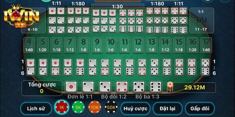 Top Game Tài Xỉu IWIN Bet Thủ Không Thể Bỏ Lỡ - 2025 3 Cược tài xỉu muốn thắng lớn cần có mẹo chơi riêng.